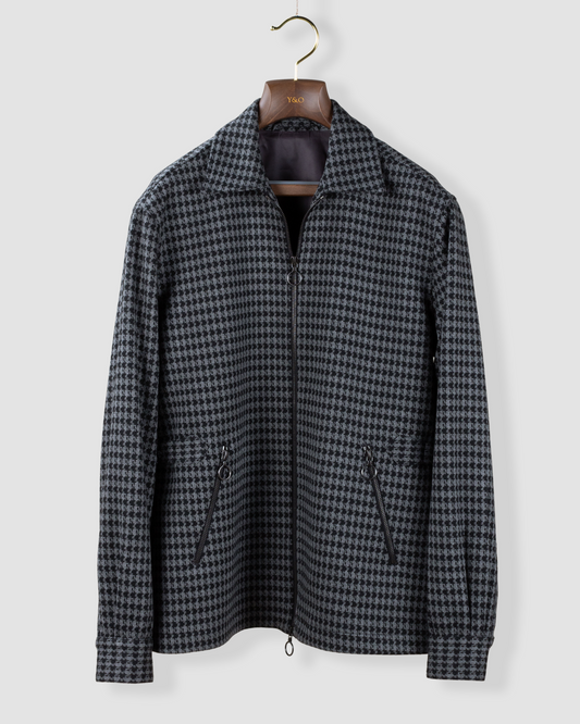 Charcoal Checker Shacket