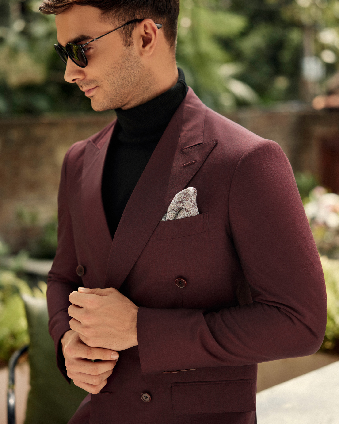 Rosewood Canvassed DB Suit